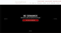 Desktop Screenshot of bcceramics.co.uk